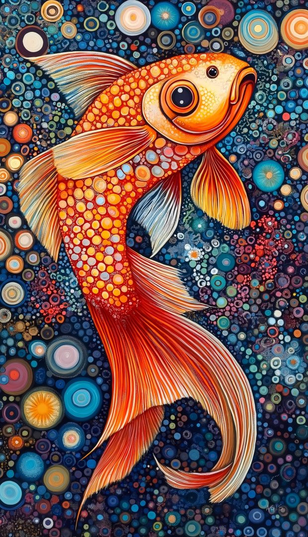 The Goldfish by Agis Digital Art